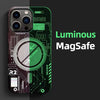 Luminous Magnetic Magsafe Wireless Charging Phone Case For iPhone 14 13 12 15 Pro Max